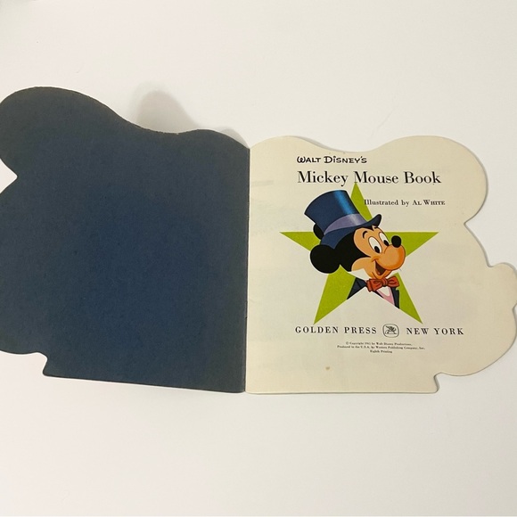 Vintage 1965 Walt Disney Mickey Mouse Golden Shape Book Paperback - Picture 9 of 15